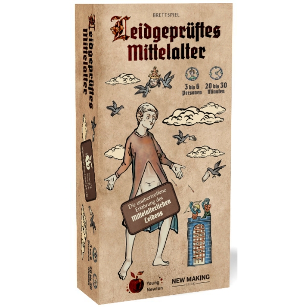 VORBESTELLUNG! Leidgeprüftes Mittelalter – ein strategisches Brettspiel mit schwarzem Humor für Erwachsene